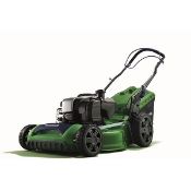 (5I) RRP £429. Powerbase 51cm 150cc Self Propelled Petrol Lawn Mower.