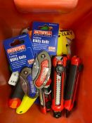 Mixture of Utility Knives