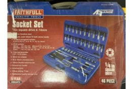 Faithfull 46 Piece Socket Set