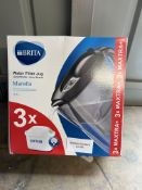 BRITA Marella fridge water filter jug White. 2.4L. RRP £29.99 - GRADE U
