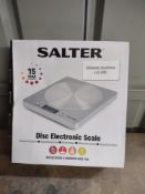 Salter Electronic Kitchen Scales. RRP £19.99 - GRADE U