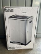BLACK+DECKER BXBN0003GB 40, Stainless Steel, 60cm x 39.5cm x 34cm, Cool Grey. RRP £74.99 - GRADE U