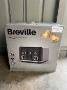 Breville Lustra 4-Slice Toaster with High Lift. RRPO £49.99 - GRADE U