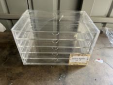 Acrylic Drawer Chest. RRP £19.99 - Grade u