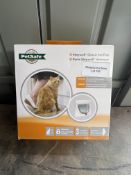 PetSafe Staywell Classic 4 Way Locking Cat Flap - White. RRP £22.00 - GRADE U