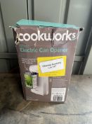 Cookworks Can Opener - White. RRP £19.99 - GRADE U