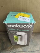 Cookworks Can Opener - White. RRP £25.95 - GRADE U