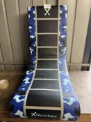 X Rocker Hermes 2.0 Floor Rocker Gaming Chair. RRP £69.99 - GRADE U