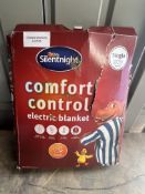 Silentnight Comfort Control Electric Underblanket - Single. RRP £30.00 - GRADE U