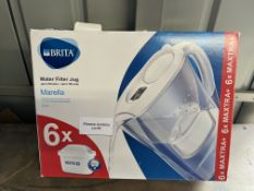 BRITA Marella fridge water filter jug White. 2.4L. RRP £29.99 - GRADE U