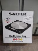 Salter Electronic Kitchen Scales. RRP £19.99 - GRADE U