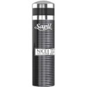 Nice Feelings Black (Men's 200ml Perfumed Deodorant)