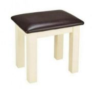 RRP £79. Taunton Dressing Stool Cream / Oak. (SKU: FF784101). The Taunton Dressing Stool Is Part Of