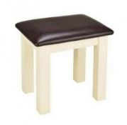 RRP £79. Taunton Dressing Stool Cream / Oak. (SKU: FF784101). The Taunton Dressing Stool Is Part Of
