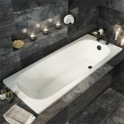 RRP Circa £600. 2 x 1600 x 700mm Steel Enamel Baths. Both Appear New unused.