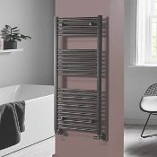 Towelrads PISA PREMIUM TOWEL RADIATOR 1200 X 600MM ANTHRACITE 2296BTU. RRP £145