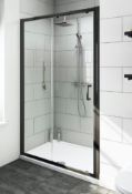 Trader Lot. 2 x 900x760mm One door Quadrant Shower Enclosure. 1 x 610X1950mm Matt Black Frameless C