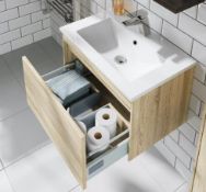 Combined RRP circa £1,200. TRADER Pallet. 4 x Vanity Units. 1 x Austin Oak 600 Wall Mounted Unit. 1