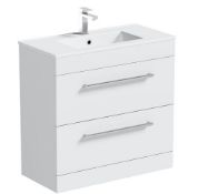 Trader Pallet. 1 x Derwent 800 White Floorstanding Vanity Unit. 1 x 500mm Grey Vanity Unit. 1 x 800
