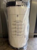 Curver Metal Effect One Touch Deco Bin, 40 Litre. RRP £39.99 - GRADE U