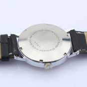 Bucherer / Vintage Automatic Date - Gentlmen's Steel Wrist Watch