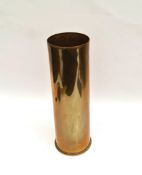 British Military 18 Pounder Shell Case With Crowfoot Mark