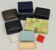 Collection of 10 Vintage Jewellery Boxes