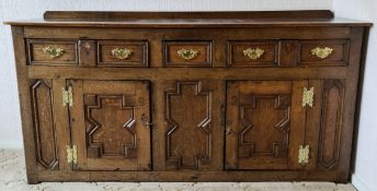 Antique Georgian Oak Buffet Sideboard