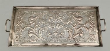 Art Nouveau Keswick School of Industrial Art Oblong Tray