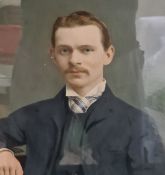 Antique Print of Edwardian Gentleman Framed