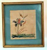 Art Pen & Ink Painting Drawing Framed Signed Lower Right Daniels