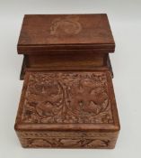 Vintage Wooden Boxes x 2