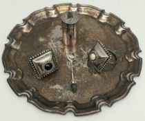 Parcel of Silver Plated Items. Includes Pepper Pot from Harrods London