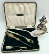 Parcel of Plated Silver Includes Spoon Box etc