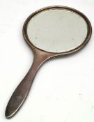 Sterling Silver Hand Mirror