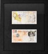 Banksy Lady Di Framed 10 Note