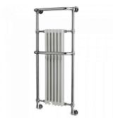 RRP £695. Appears Unused. Holborn Of London Blenheim 1362 x 574mm Traditional Towel Rail Radiator.