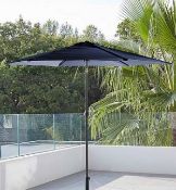 (5F) Lot RRP £84.99. 2x Items. 1x Solana 2.5M Parasol Navy RRP £59.00 (RE4182/02). 1x Decorative 10