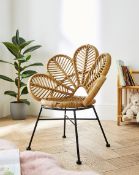 (5F) RRP £149.00. Flores Kids Chair Natural (IX672PS). (W58 x D47 x H71 cm). (Grade C Stock).