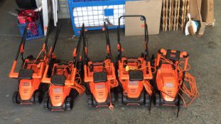 Job Lot Of 5 x Black & Decker Lawn Mowers