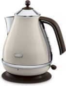 De'Longhi Icona Vintage KBOV3001.BG Kettle - Beige. RRP £69.99 - GRADE U De'Longhi Icona Vintage
