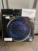 MULTICOLOR ROUND TUNNEL LIGHT. RRP £19.99 - GRADE U MULTICOLOR ROUND TUNNEL LIGHT.RRP £19.99 - GRADE