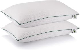Martian Made Ultra Soft Super King Size (48x90cm) Hotel Pillows. RRP £49.99 - GRADE U Martian Made