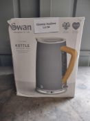 Swan Nordic Jug Kettle, 1.7 Litre, Blue. RRP £59.99 - GRADE U Swan Nordic Jug Kettle, 1.7 Litre,