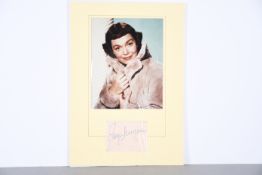 JANE WYMAN Original signature
