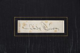 CLARE BLOOM Original signature