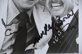MICHAEL CAINE & MICKEY ROONEY Original signatures