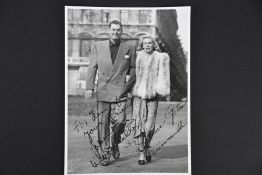 JOHNNY WEISMULLER & ARLENE GATES WEISMULLER Original signatures