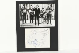 HERMAN'S HERMITS Original signatures