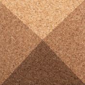 3.96sqm Giza Natural Cork Interior Wall Cladding Tiles CW3002